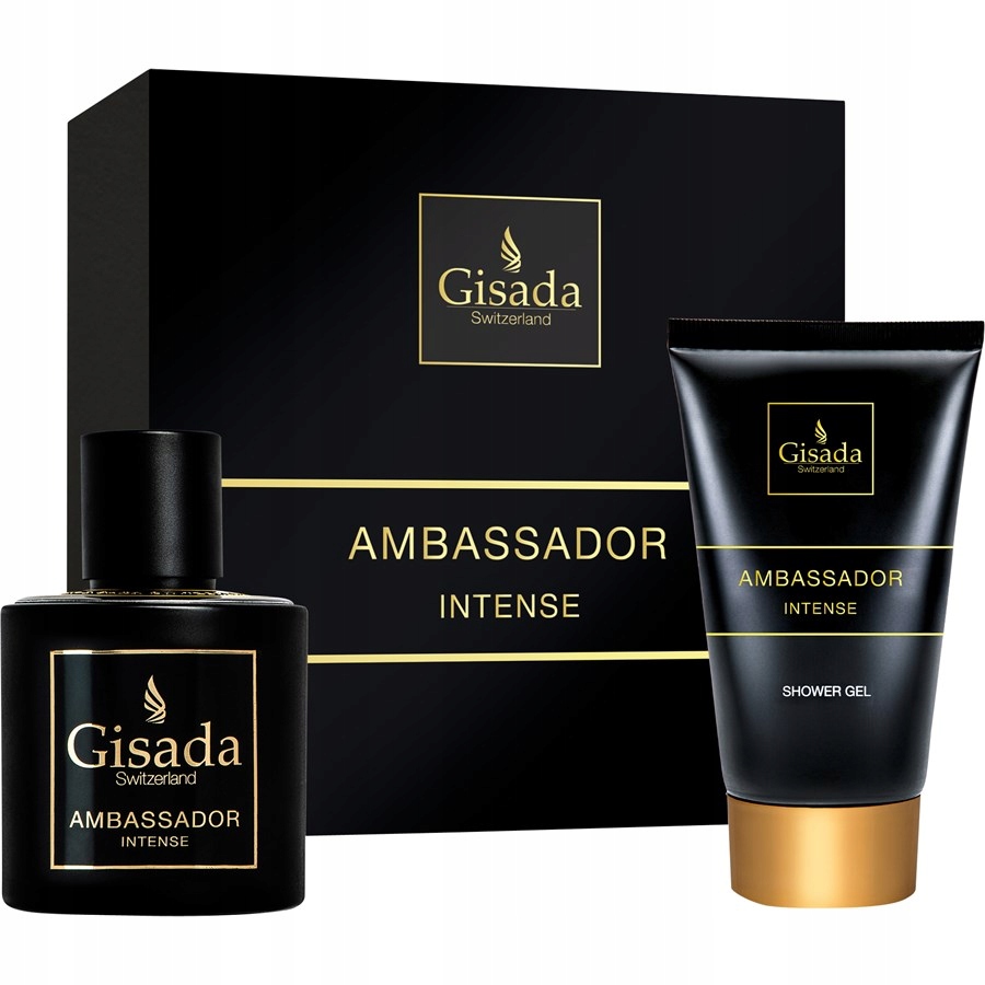 Set Gisada Ambassador Intense Men edp 50 ml Sg gel 50 ml