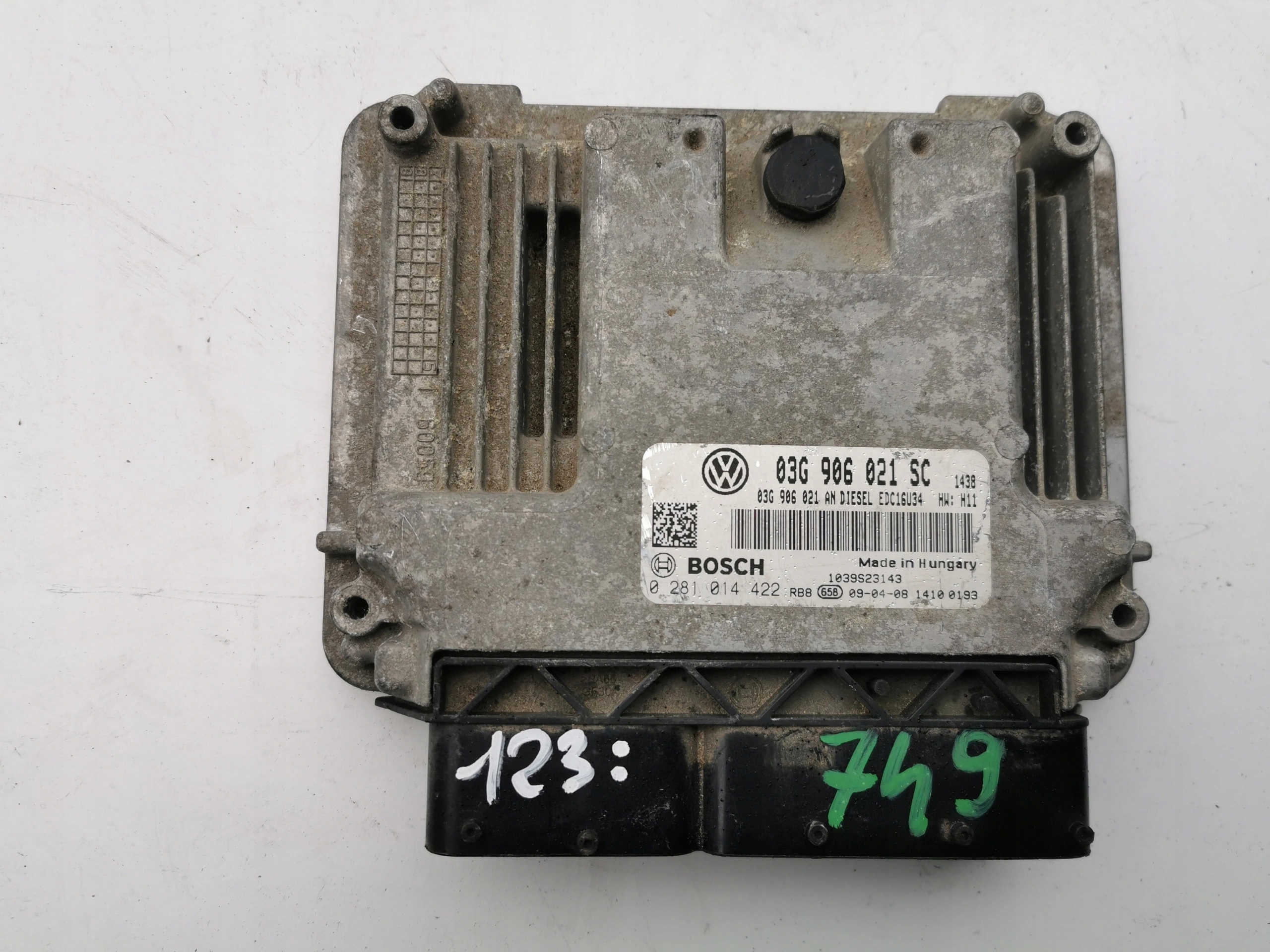 SEAT LEON 1.9TDI 0281014422 03G906021SC computer E