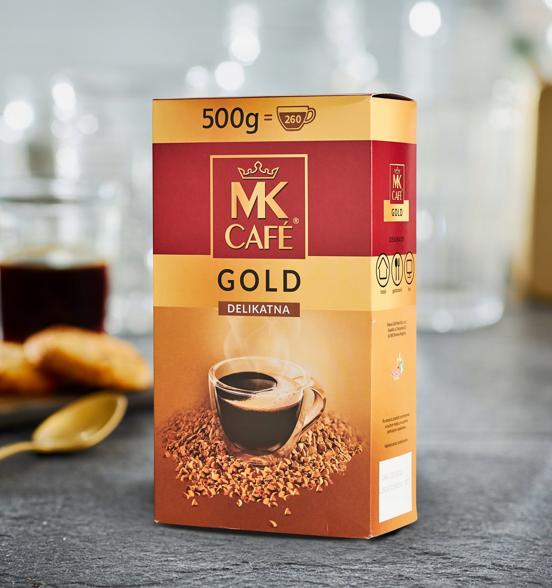 MK CAFE GOLD МГНОВЕННЫЙ КОФЕ 500G EAN 5900788744439