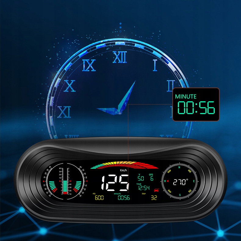 POCHYŁOMIERZ PRZECHYŁOMIERZ OFFROAD KOMPAS GPS 4x4 Marka bez marki