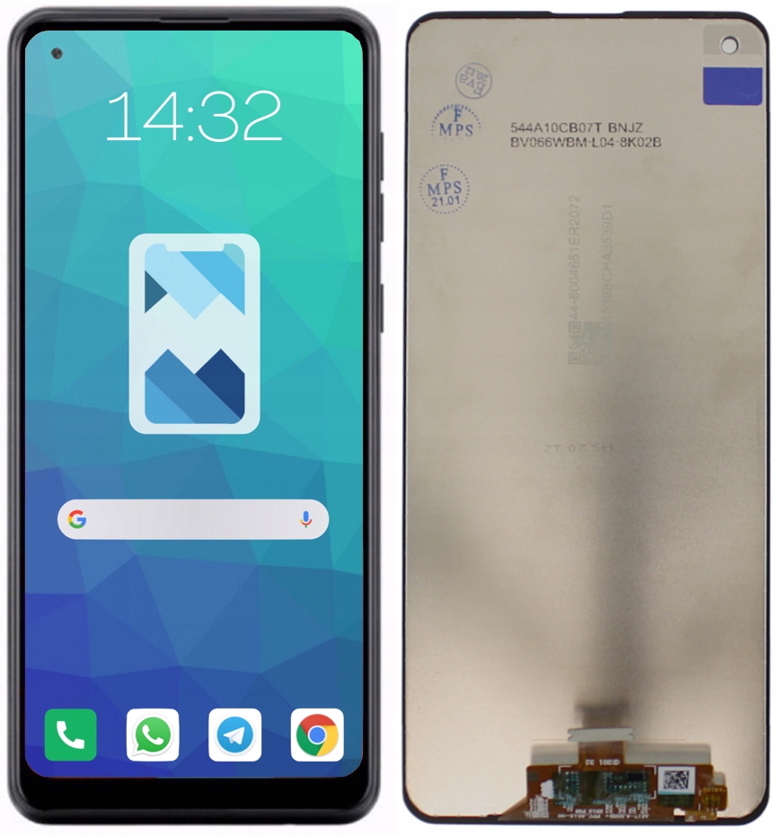 

Wyświetlacz LCD Samsung A21s Czarny