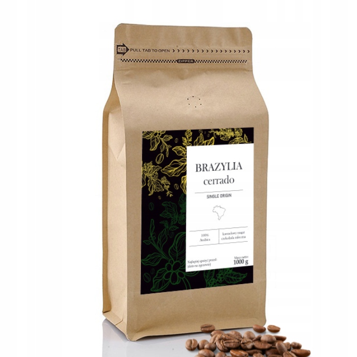 Levně Káva zrnková Arabica Maestrocafe Brazílie Cerrado 1000 g