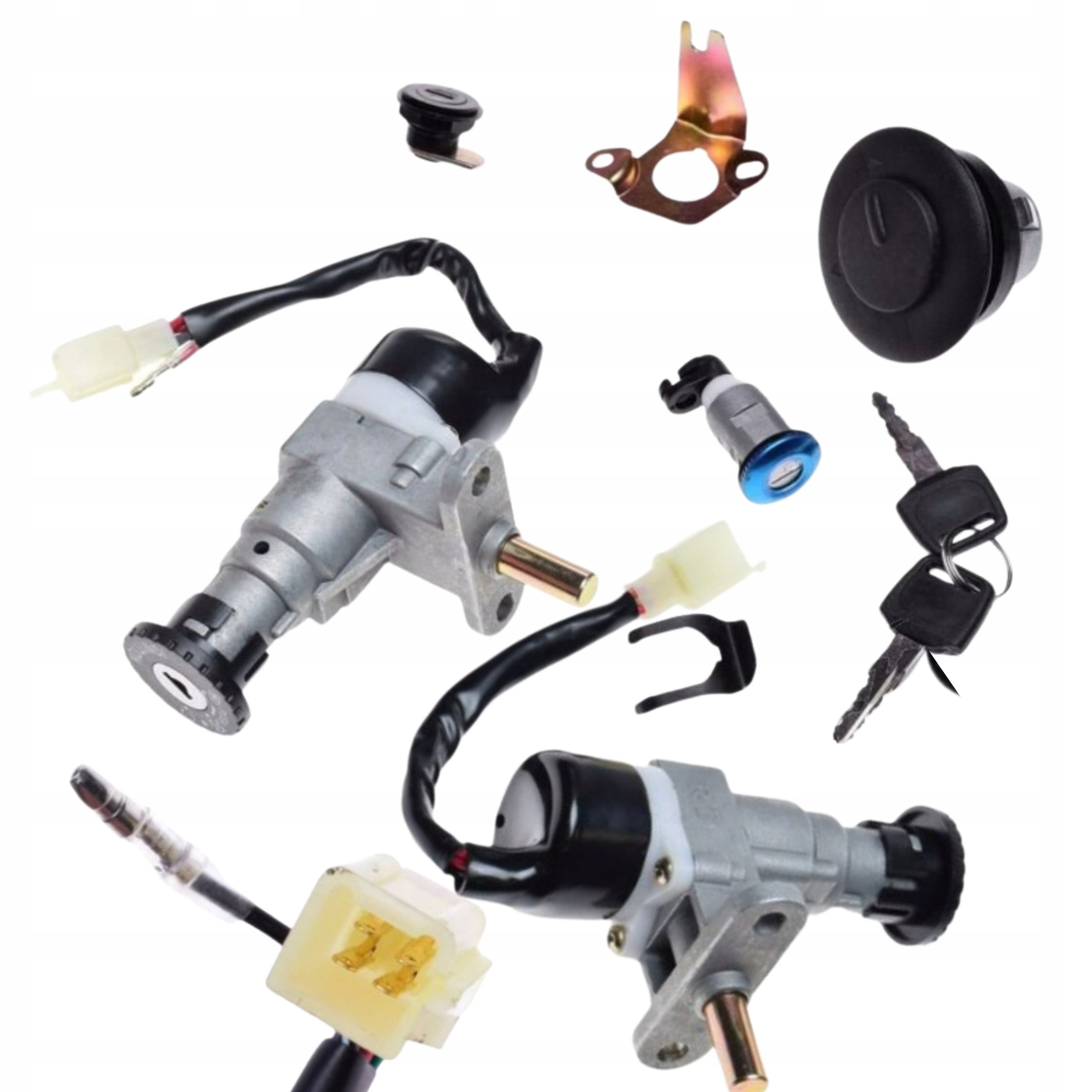 Spínač Zapalování Pro Keeway Focus Fact Se Sadou Zámků