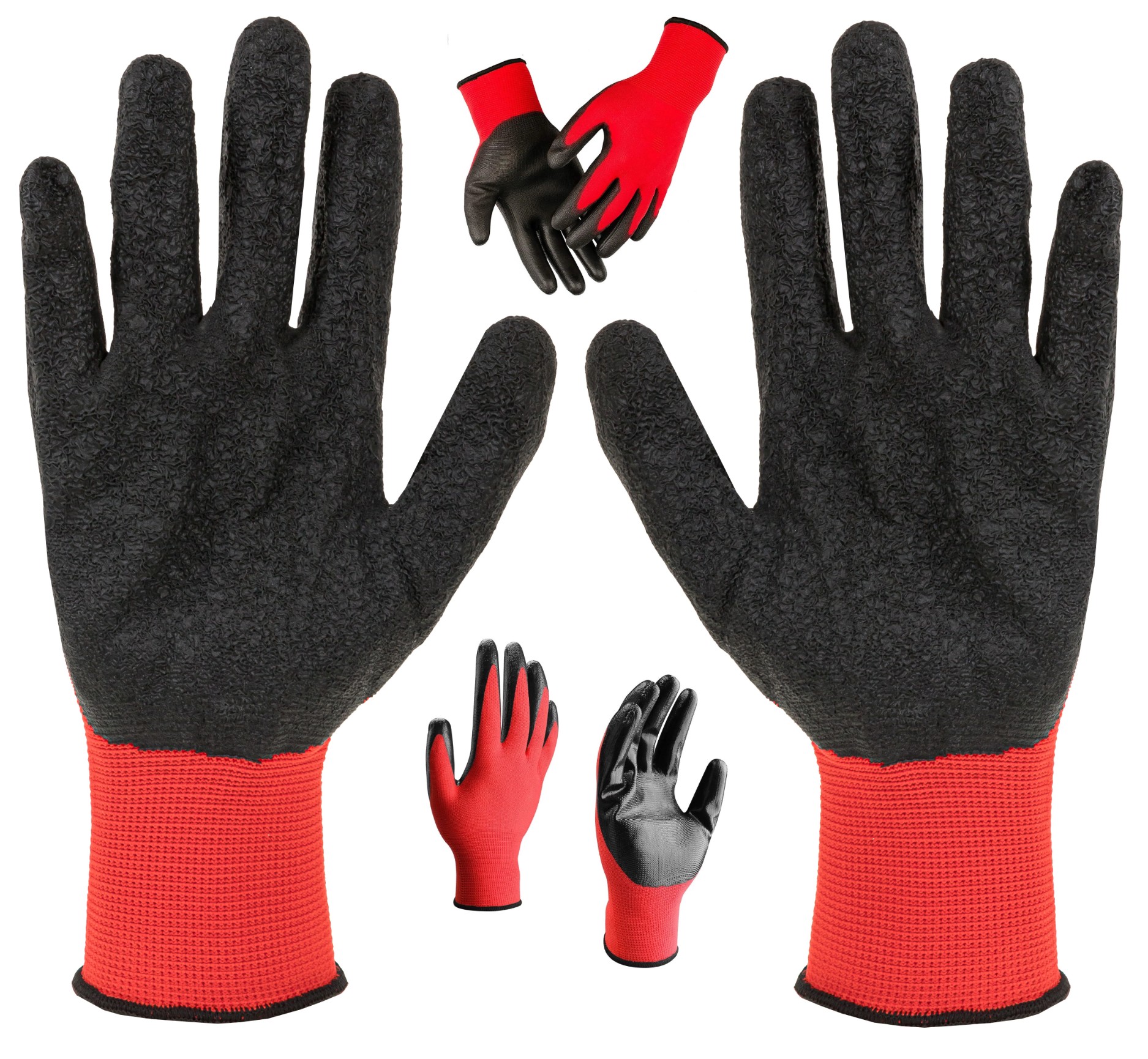 RĘKAWICE ROBOCZE RĘKAWICZKI ROZMIAR 8 LATEX