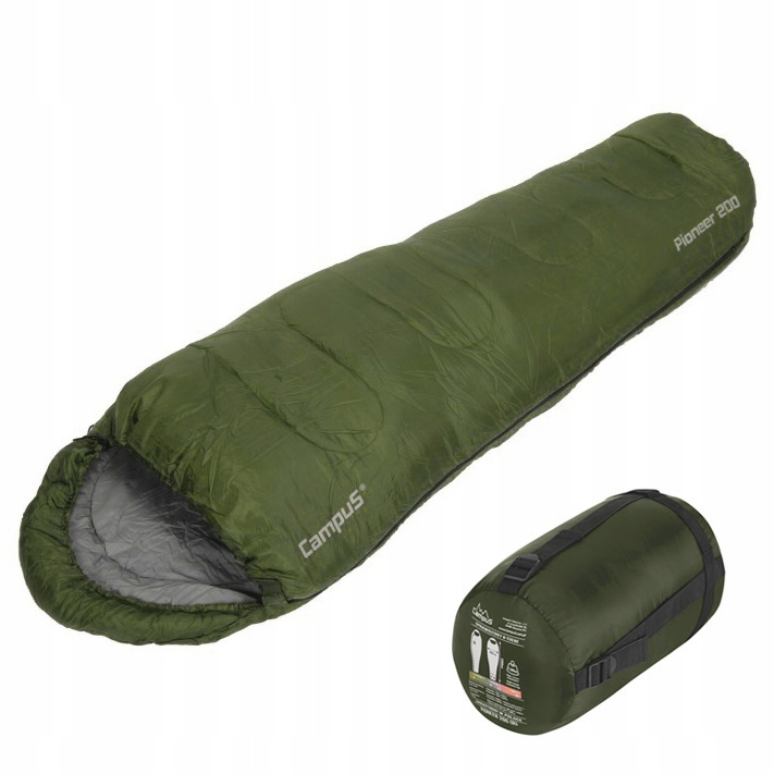 Śpiwór Campus mumia Pioneer łączony Pod Namiot Le.