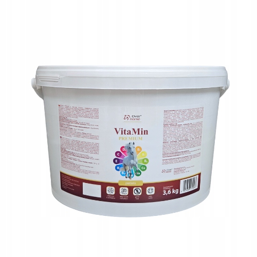 Vitamíny pro koně v peletách, bez obilovin! Over Horse VitaMin Premium 3,6 kg