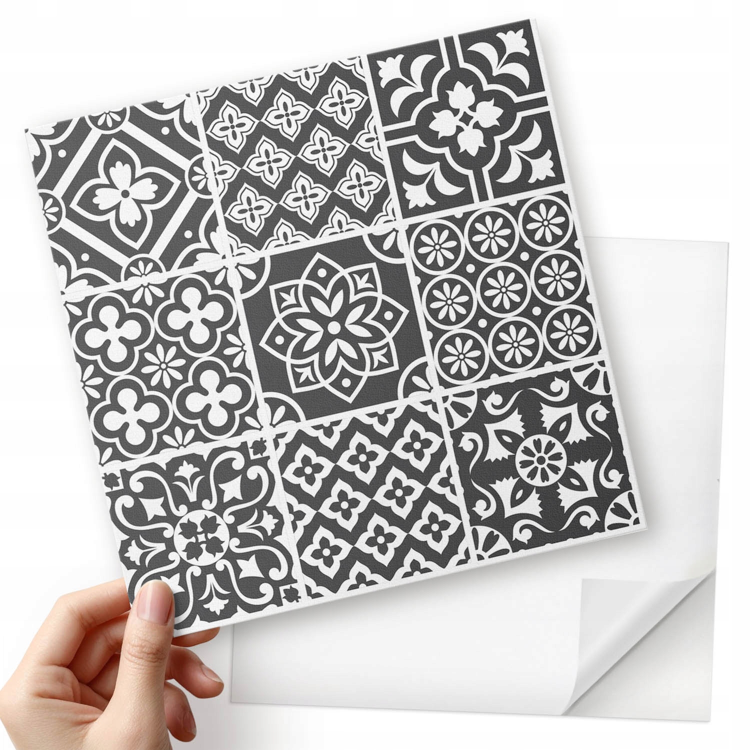 Sada Pvc dlaždic Kachlové vzory v geometrickém stylu 20x20x20 cm