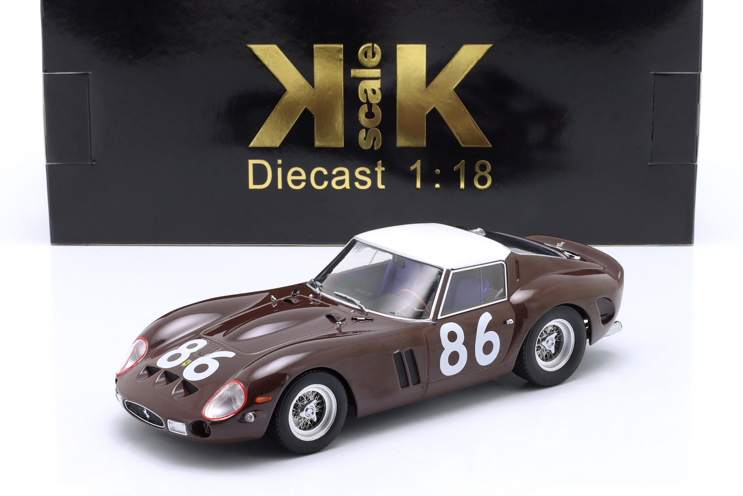 Kk Scale Ferrari 250 GTO#86 Targa Florio 1962 1:18