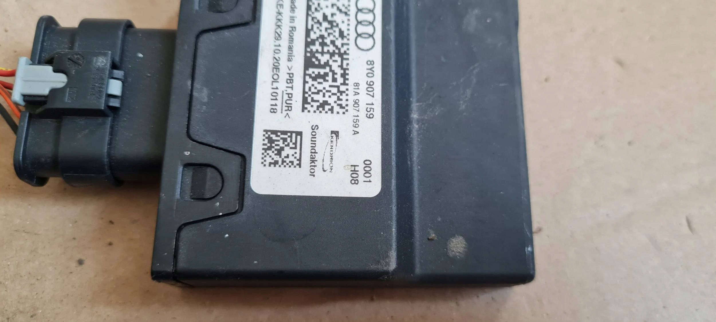S3 8Y A3 module control unit DZWIEKU of the engine 8Y0907159