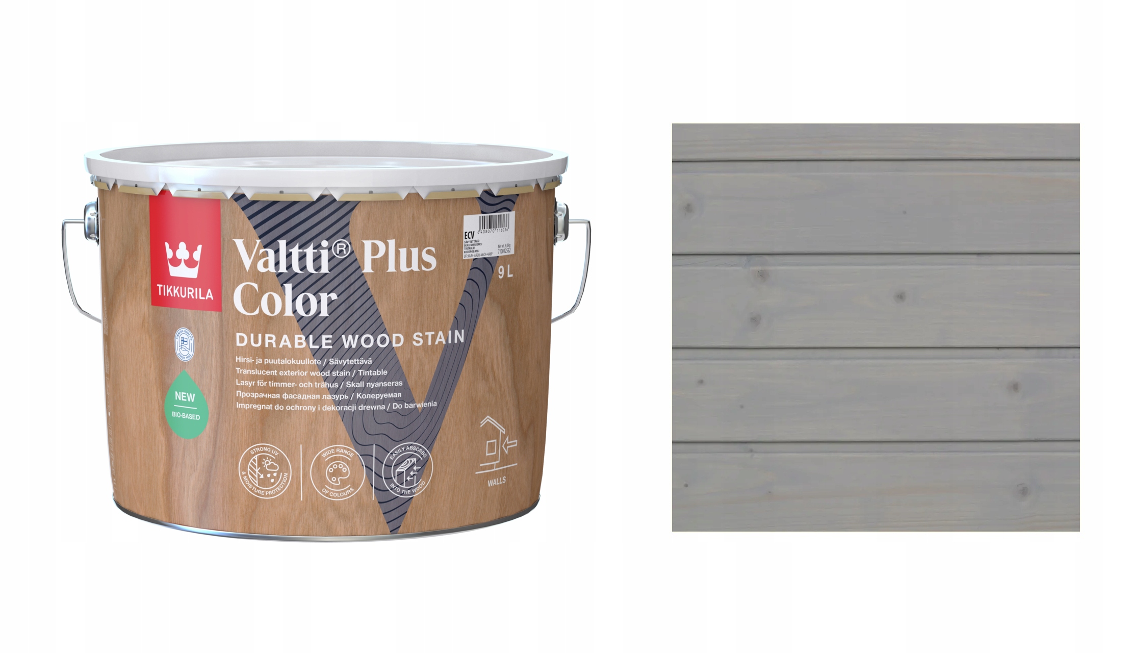 Tikkurila Valtti Plus Color 9L 246A Crane Impregnat Szybkoschnący