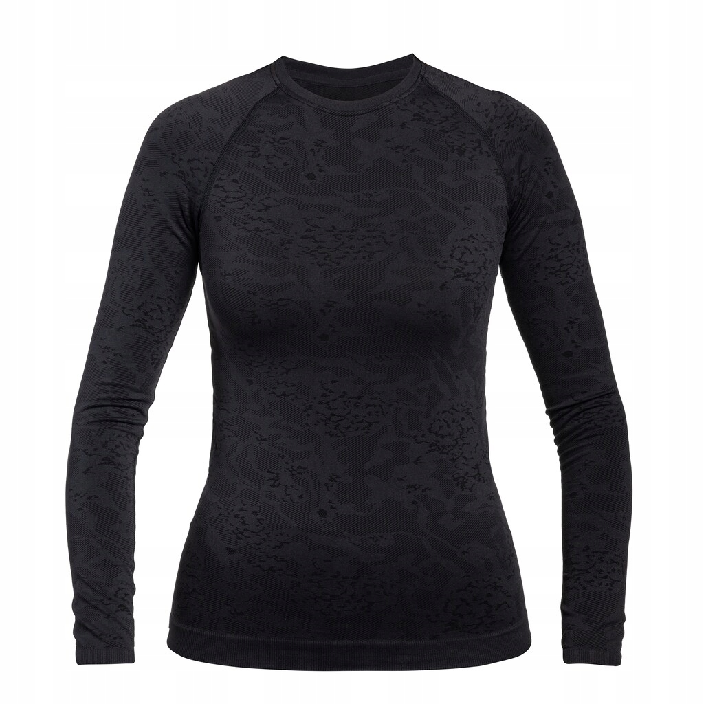 Koszulka termoaktywna damska z długim rękawem sportowa 4F F176 Czarna Xs/s