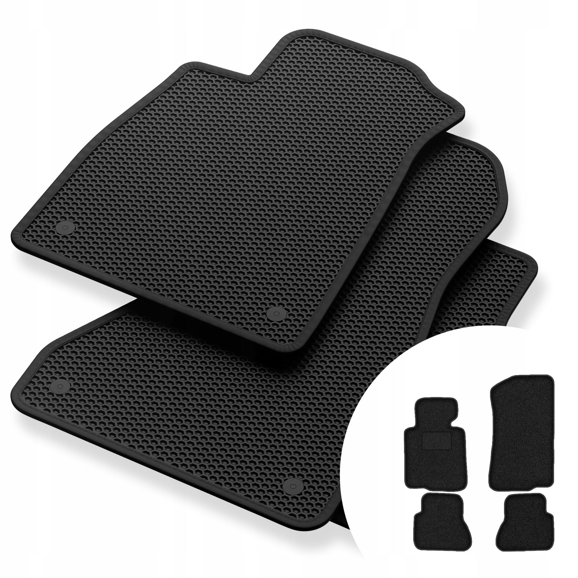 Eva koberčeky do auta pre Bmw radu 3 E46 1998-2001