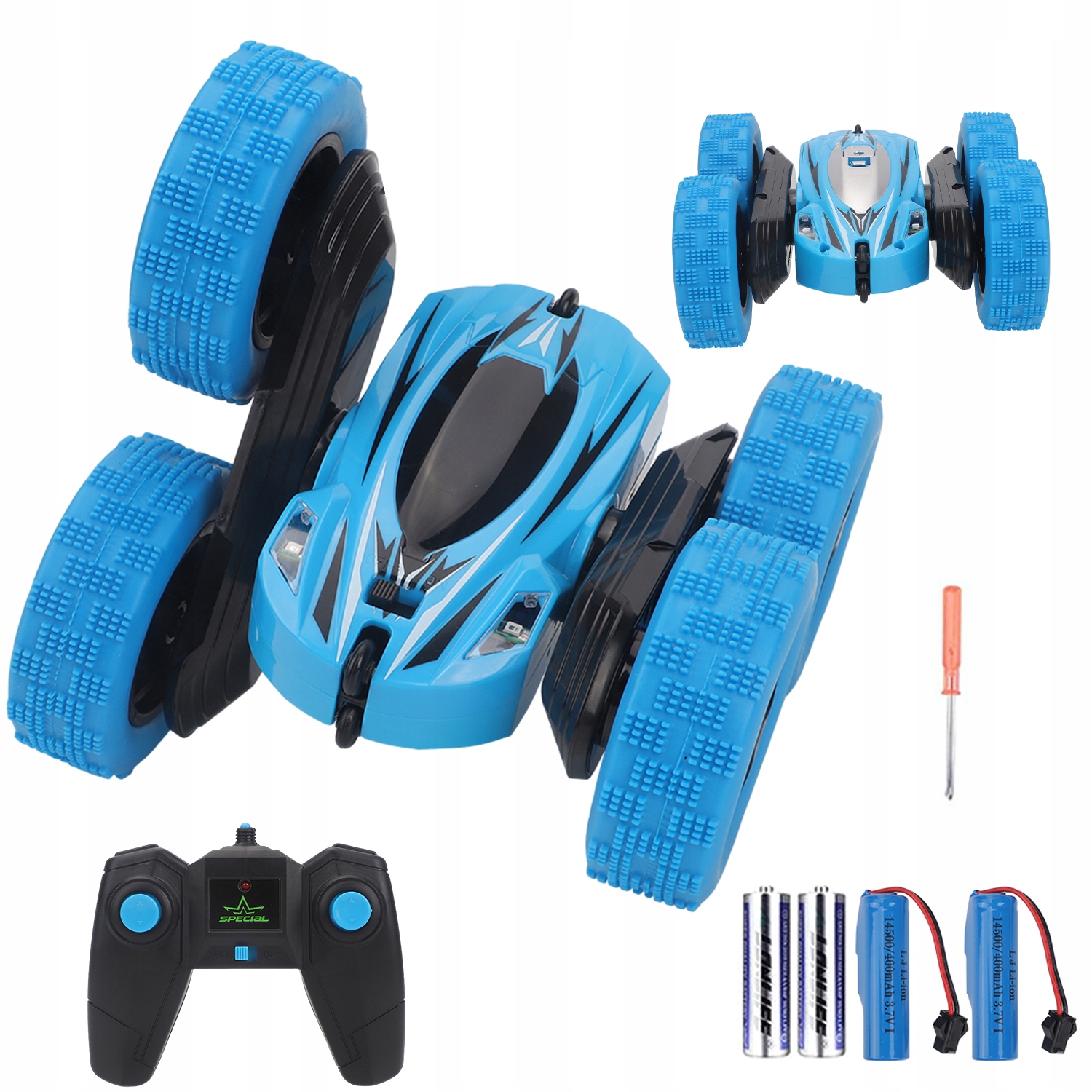 Rc Auto Led 2.4G Na Dálku 4WD Pro Děti 360° Toy