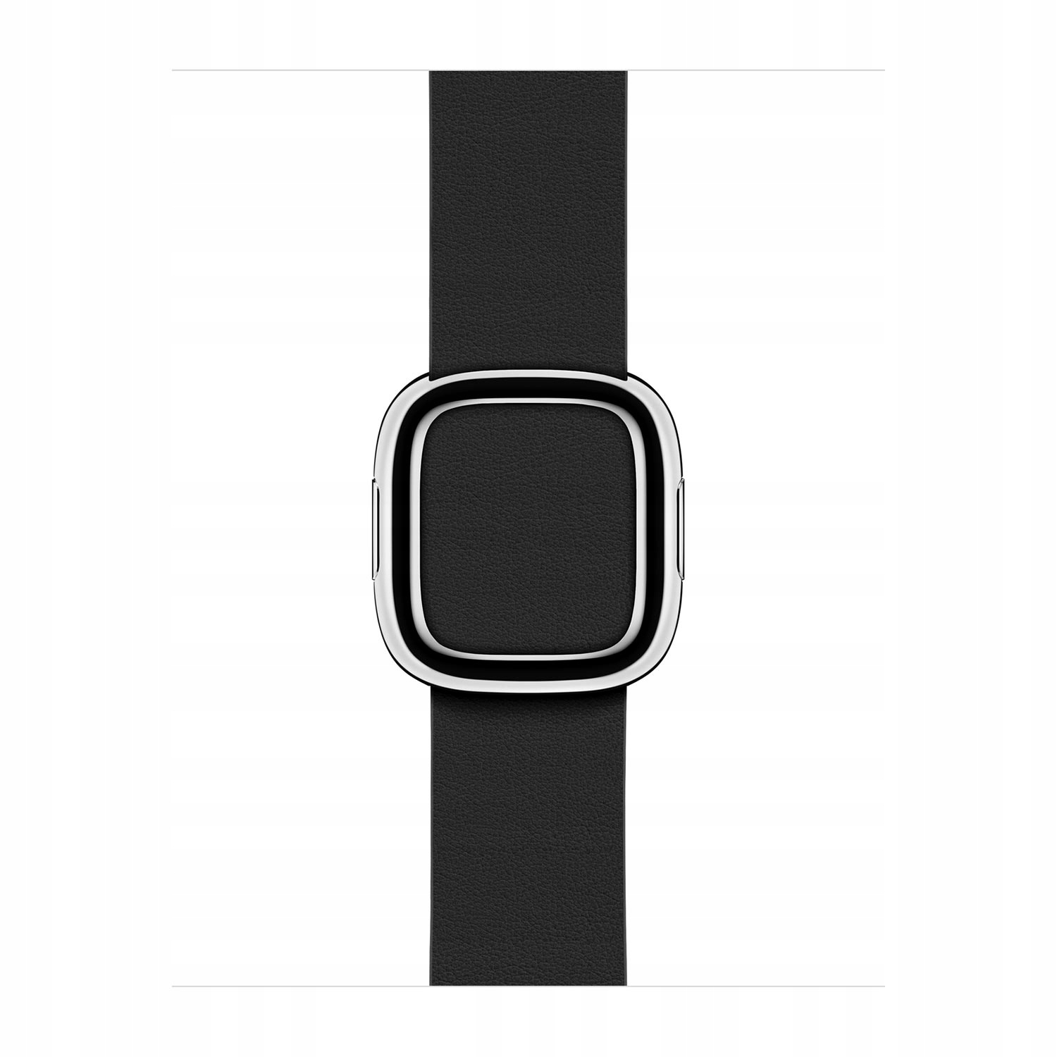 Pasek z klamrą nowoczesną (38-42mm) L Czarny