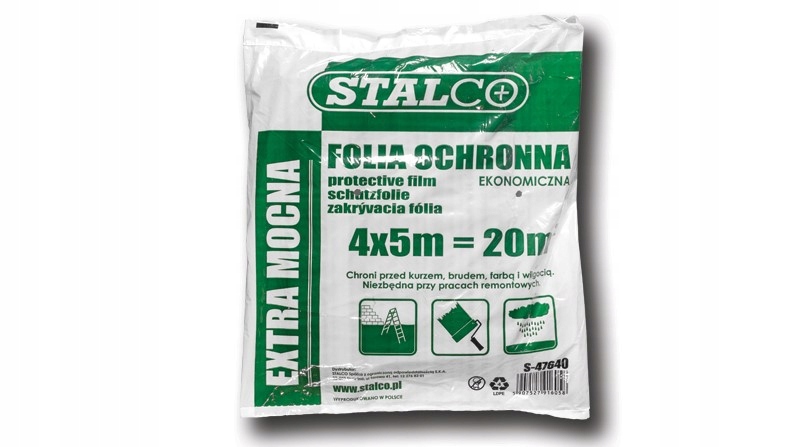 

Folia Malarska Ochronna Extra Mocna 4 x 5m S-47640