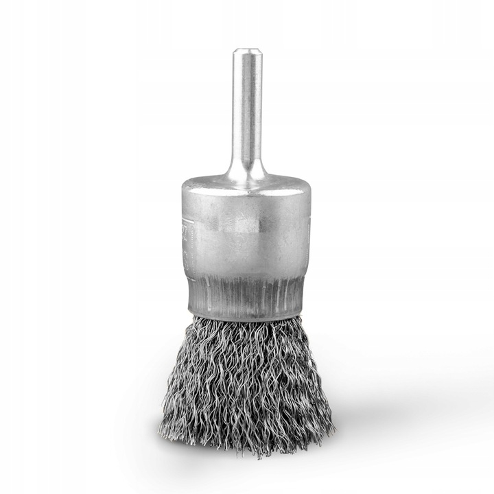 SZCZOTKA DRUCIANA Z TRZPIENIEM 25mm PĘDZIELKOWA PL