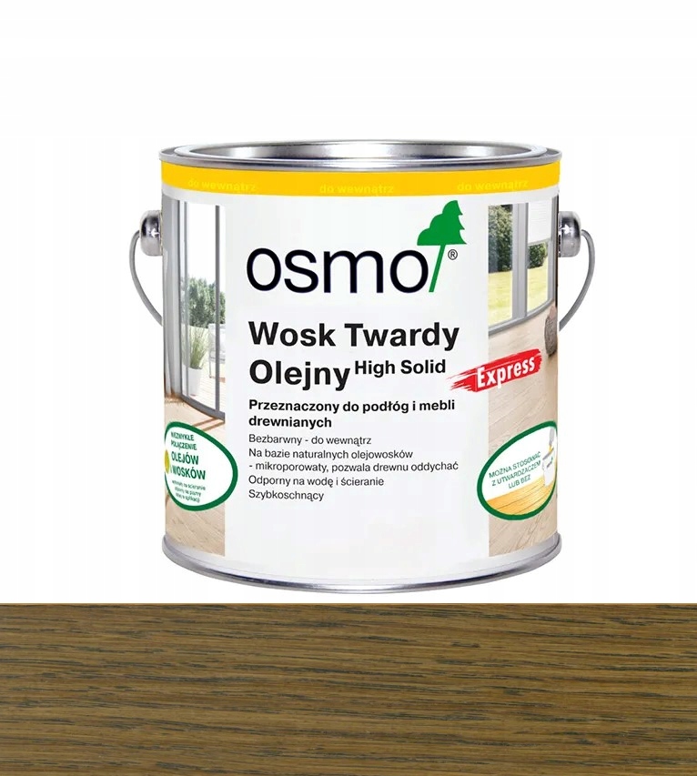 OSMO WOSK TWARDY OLEJNY CZARNY 3075 2,5L