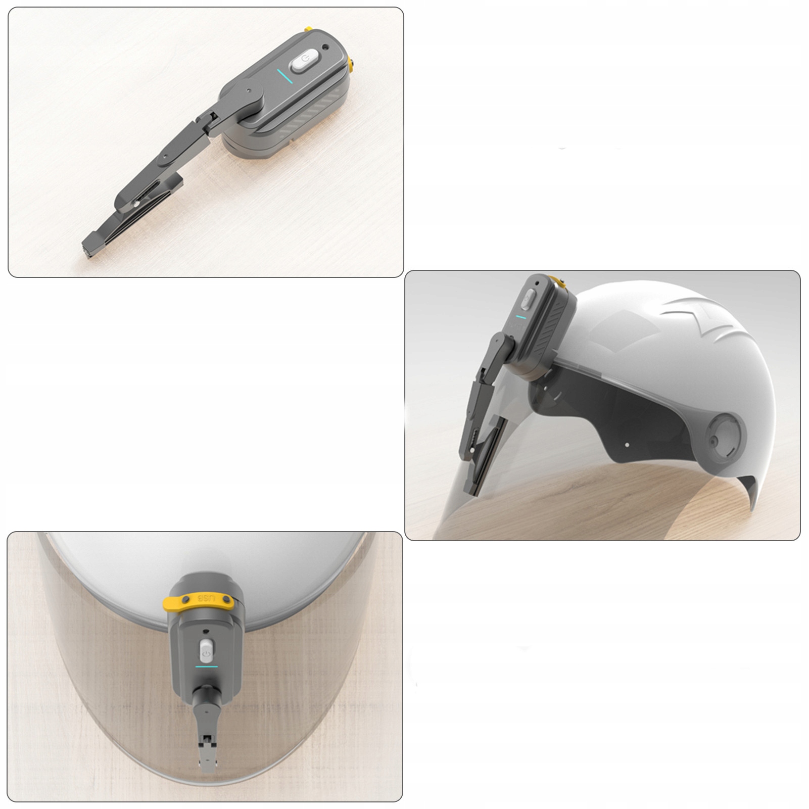 ELEKTRYCZNA WYCIERACZKA DO KASKU MOTOCYKL,1200mAh Producent inny