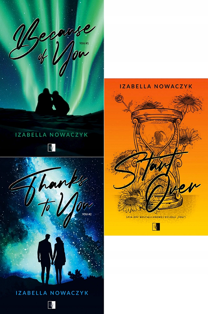 NOWACZYK x3 pakiet START OVER YOU / Because Thanks