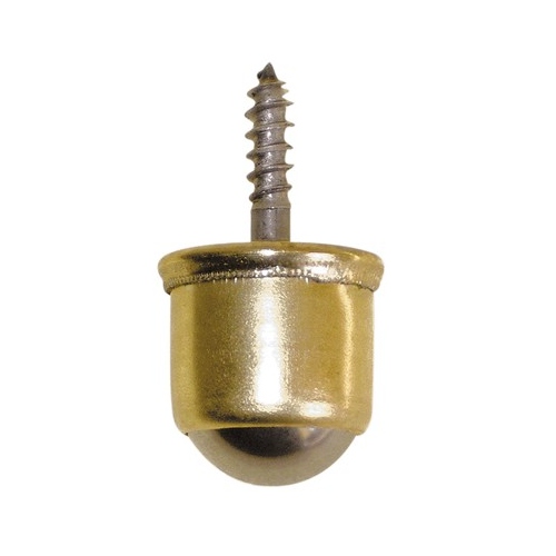 

Bille fi 19 mm złoty z wkrętem 6 mm