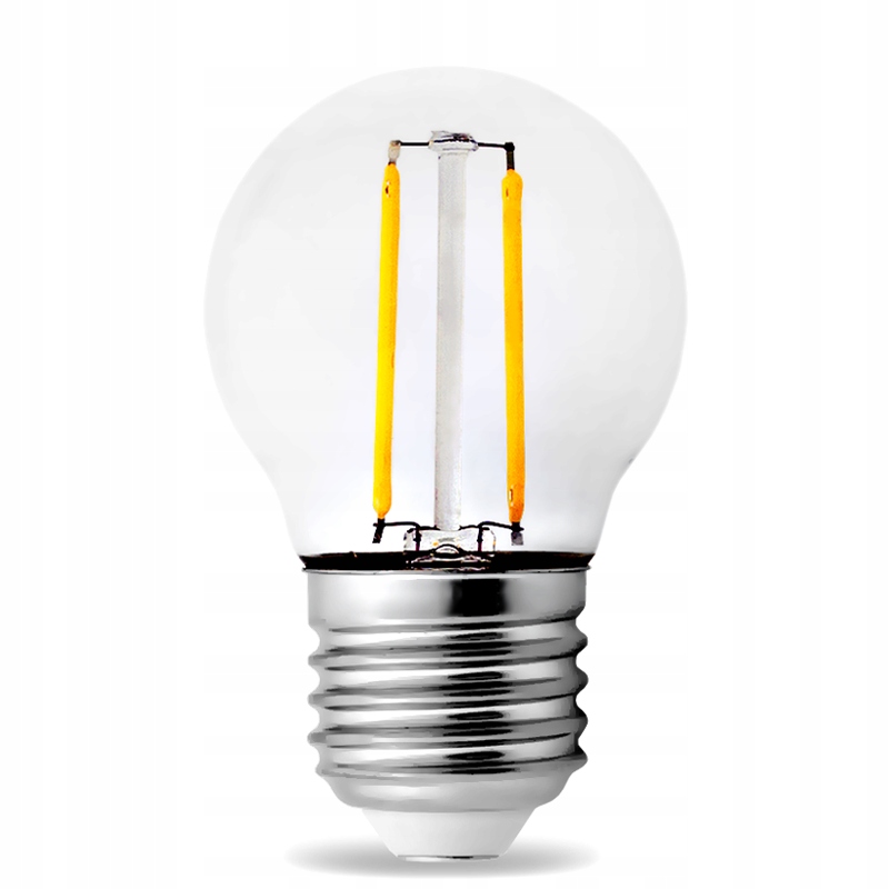 ŻARÓWKA DEKORACYJNA G45 FILAMENT LED EDISON 4W E27