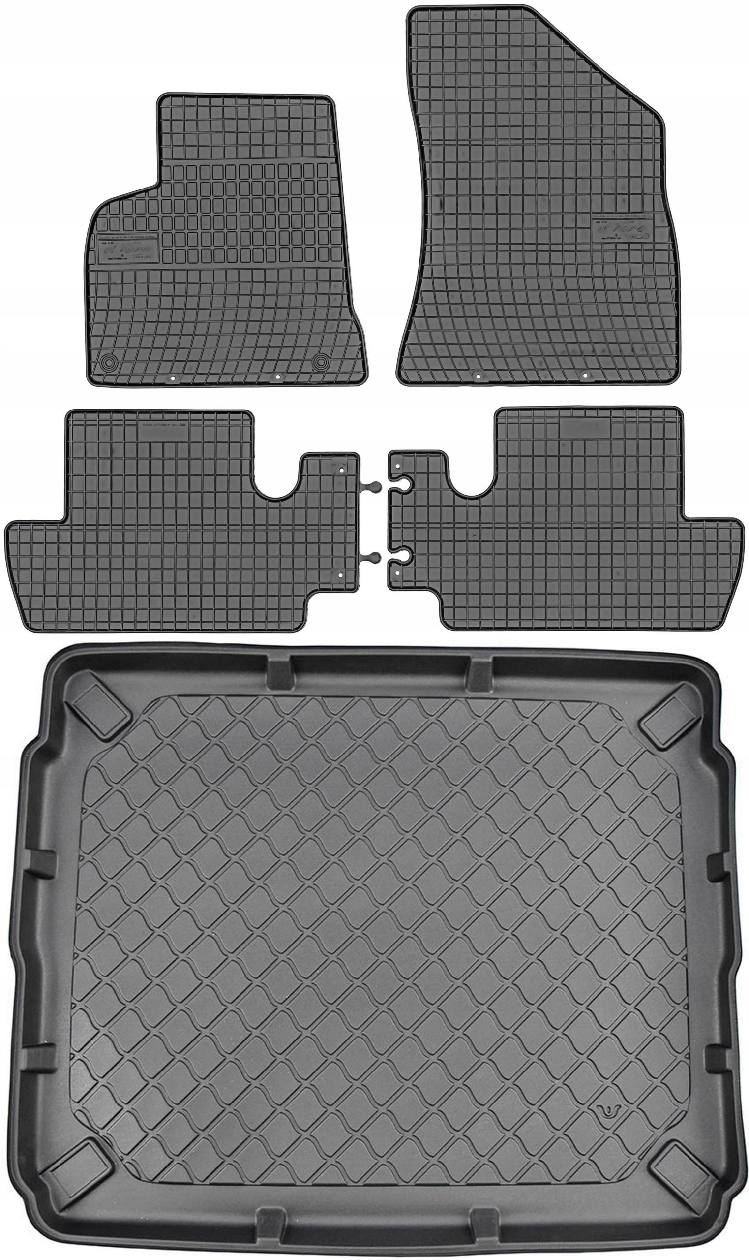 Peugeot 3008 I Hatchback 2009-2016 Koberce s rohožou