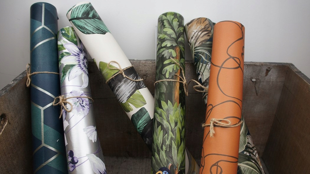 TAPETA WYSOKIEJ JAKOŚCI ROŚLINNO ZWIERZĘCA SŁONIE Długość 10.05 m