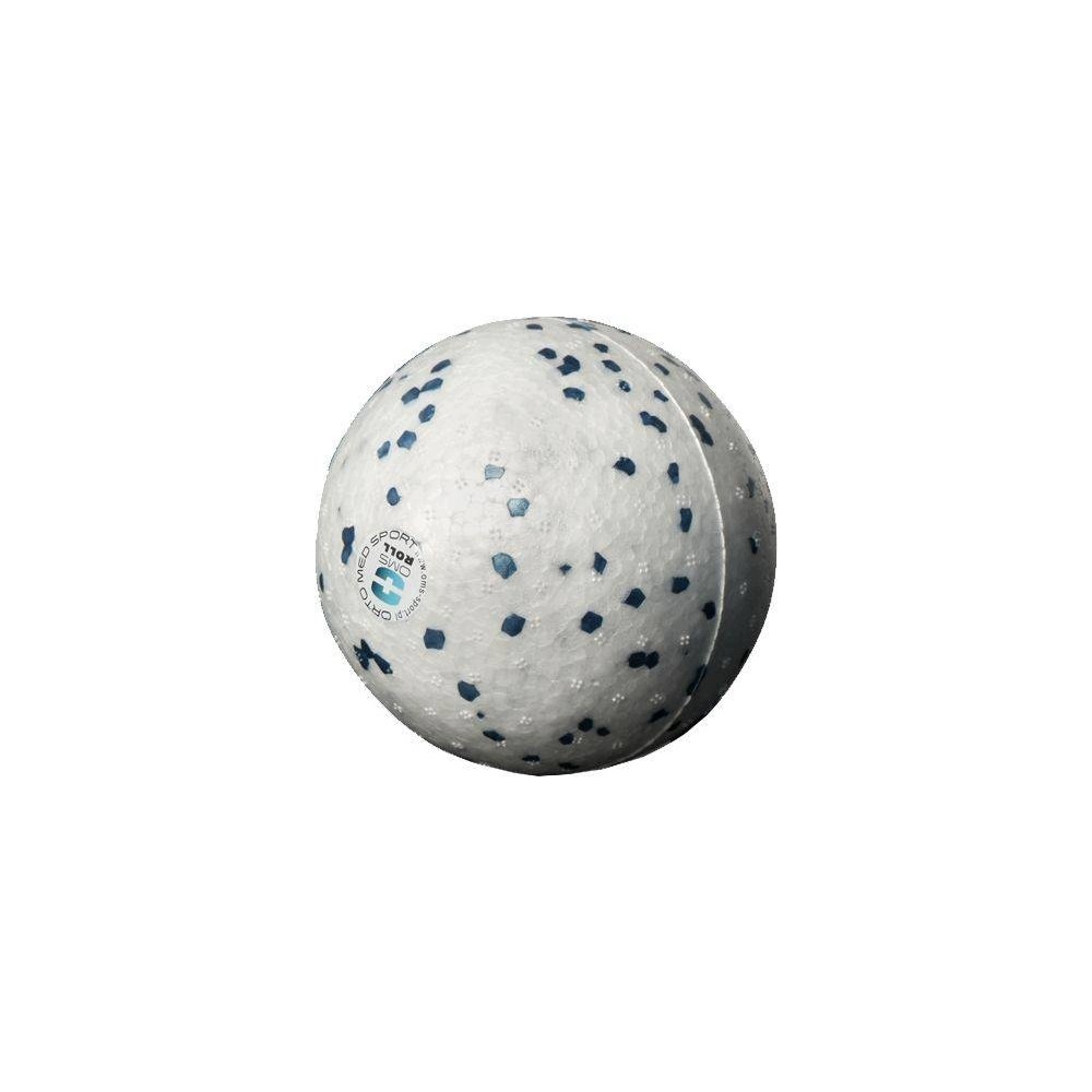 Piłka do masażu 9 cm Oms Ball z aplikacją na telefon kula Biała