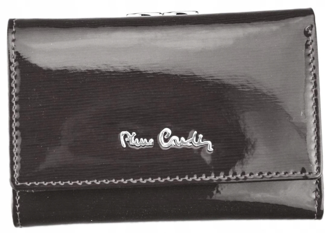 Dámská peněženka z přírodní kůže, elegantní lakovaná Pierre Cardin