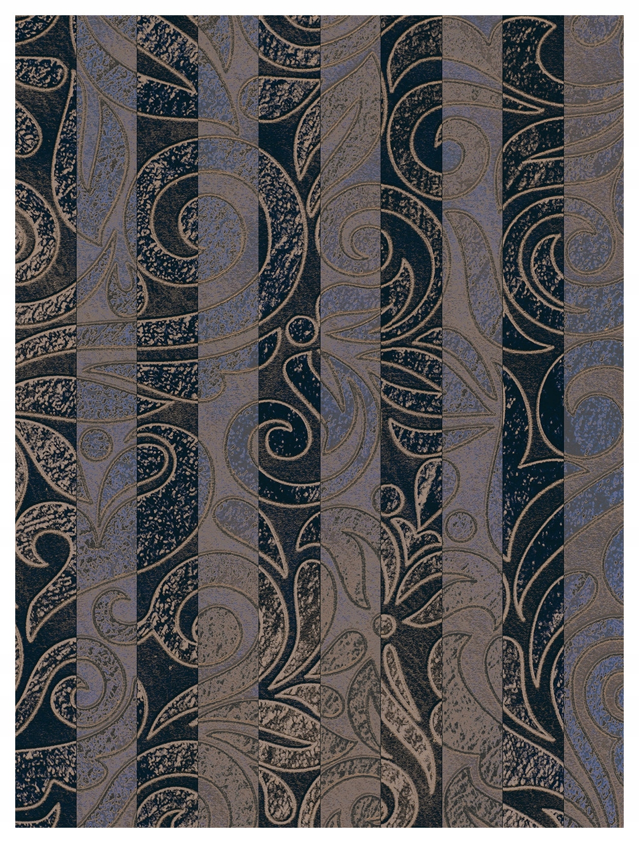 Fototapeta Elegantní pruhy s texturou zlata a modré barvy 206x275 lepidlo