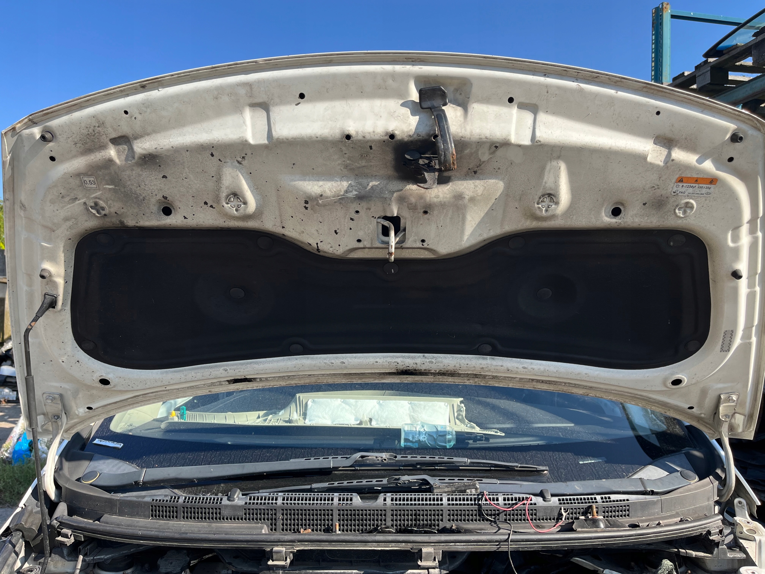 KIA CARENS 4 IV soundproofing bonnets PODBITKA SPINKI 2013