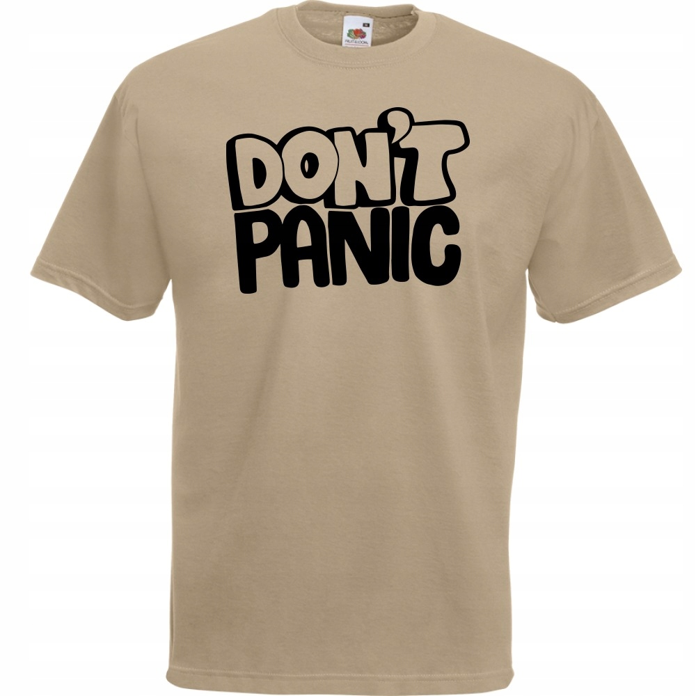 

Koszulka dont panic nie panikuj S khaki