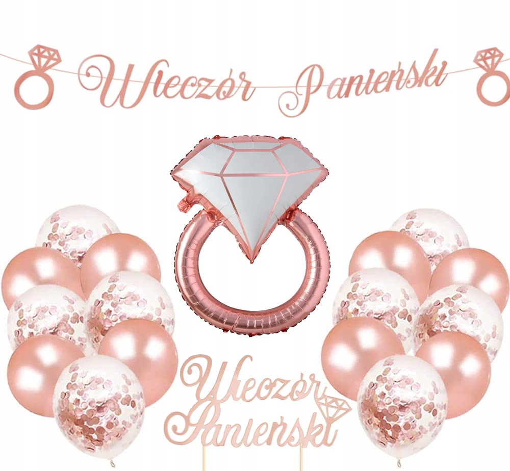 

Zestaw Balony na Wieczór Panieński Topper