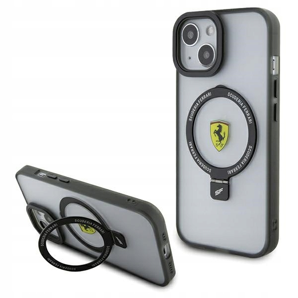 Etui Ferrari Ring Stand 2023 Collection MagSafe na iPhone 15 Plus 14 Plus