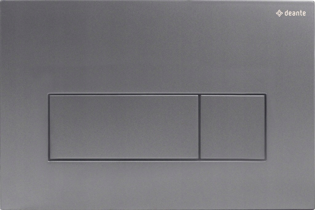 Ovládacie tlačidlo pre montáž pod omietku, titánové, tenké (CST_D51P) /sm