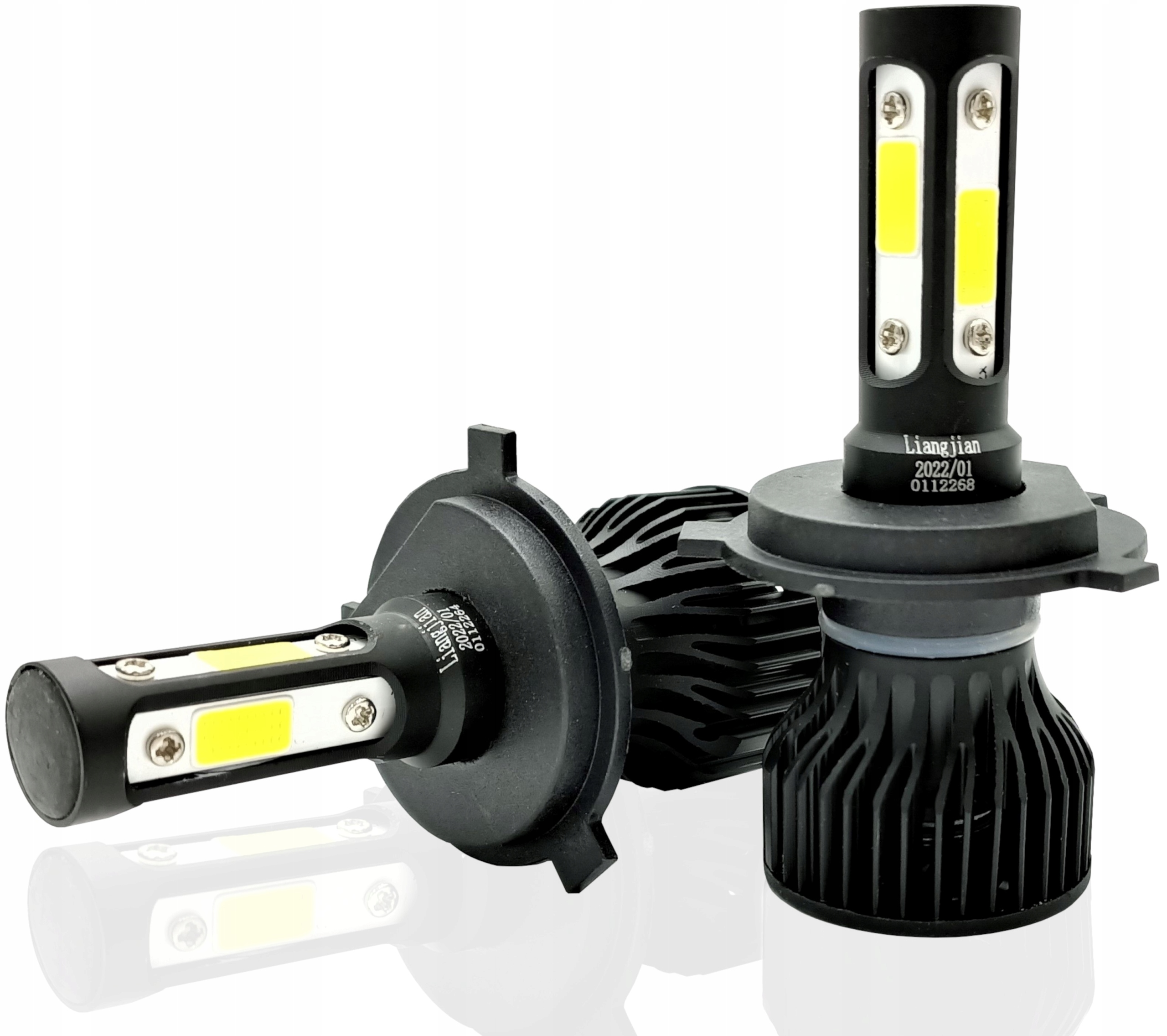 

Żarówki Led H4 Matrix 80W 18000LM Full Led 4xCOB