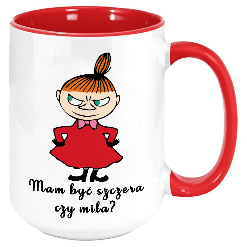 

Kubek Wnętrze Ucho Czerwone Mała MI 05