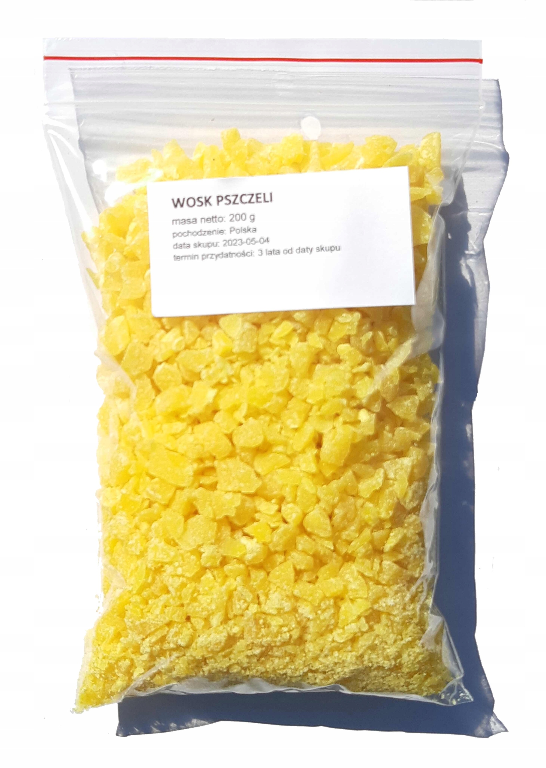 

Wosk pszczeli rozdrobniony (granulowany) 200g