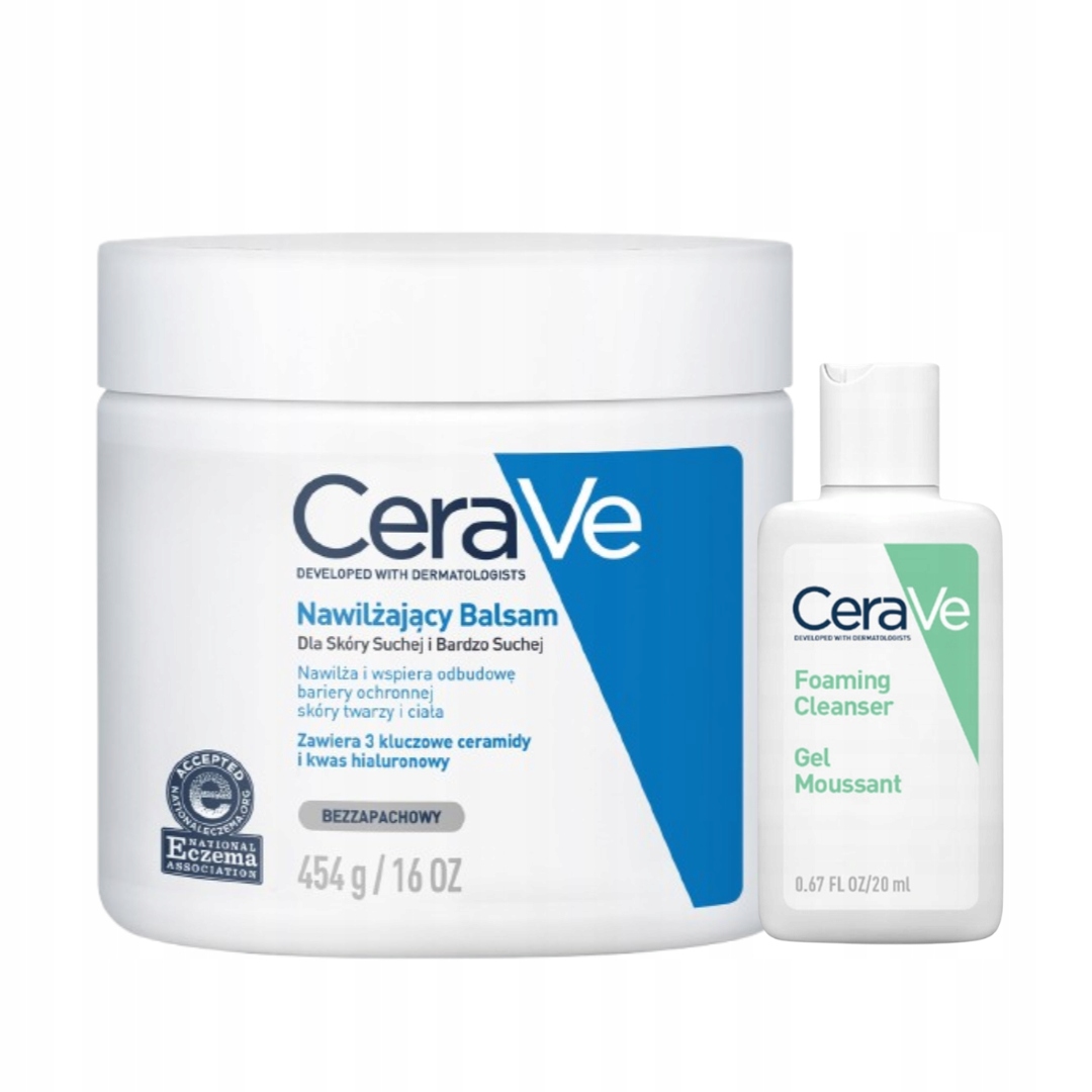 CeraVe Balsam Nawilżający do Twarzy i Ciała, Skóra Sucha 454g