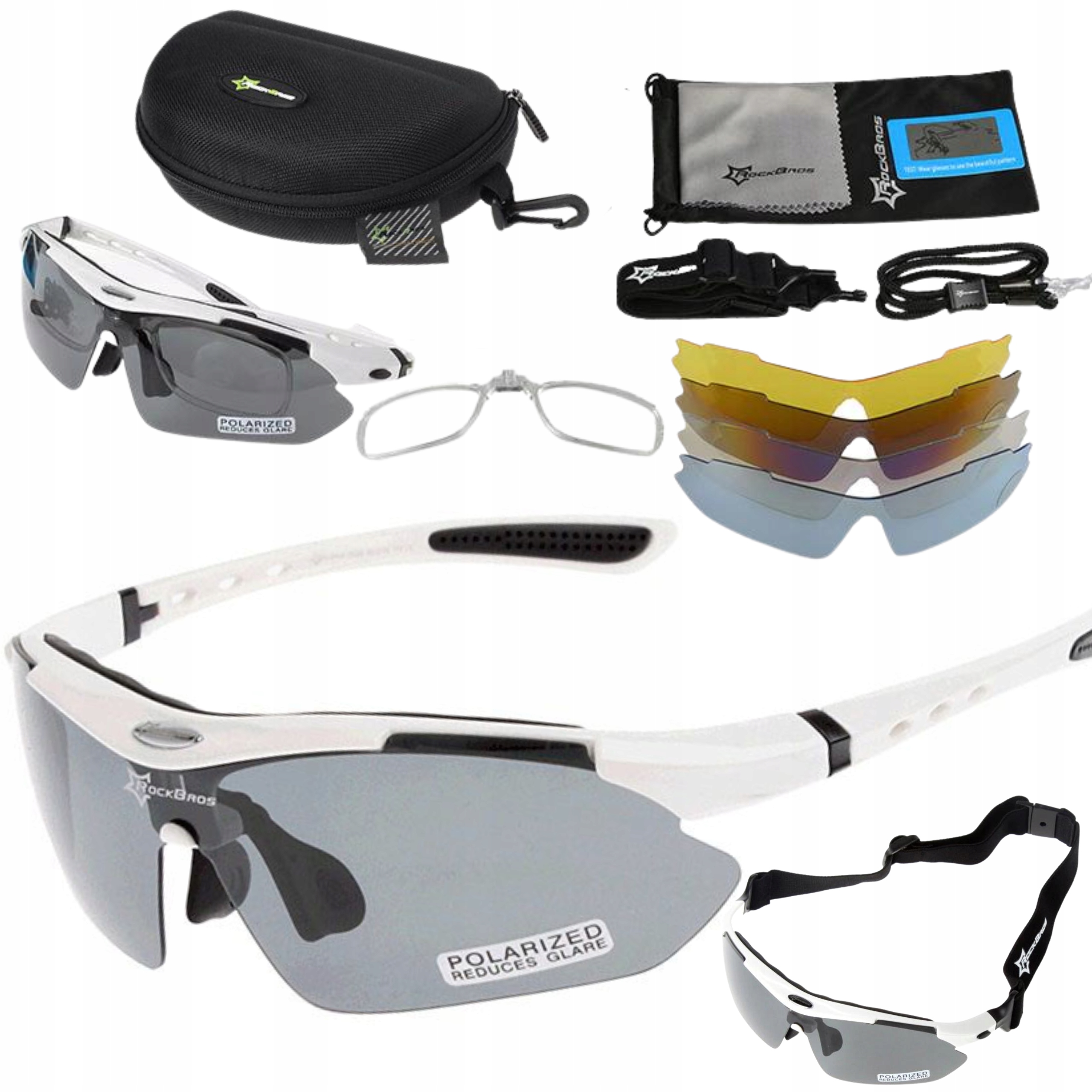 

Okulary Rockbros 10002 na rower szkła polaryzacja