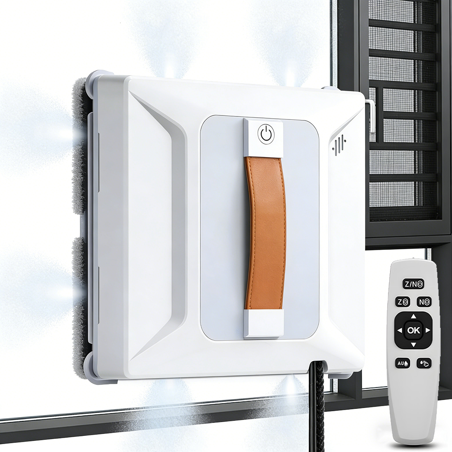 Inteligentní Robot Na Mytí Oken 6000PA 72W Dálkové Ovládání Nádrž 100 ML S Dálkovým Ovládáním