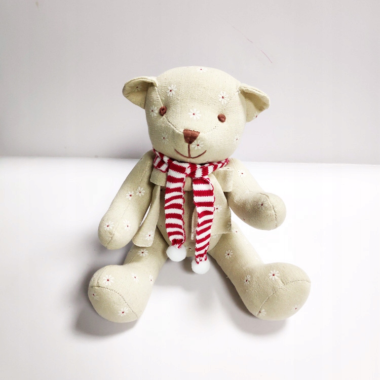 ŚWIĄTECZNE SZALIKI DLA LALEK W PASKI Materiał inny