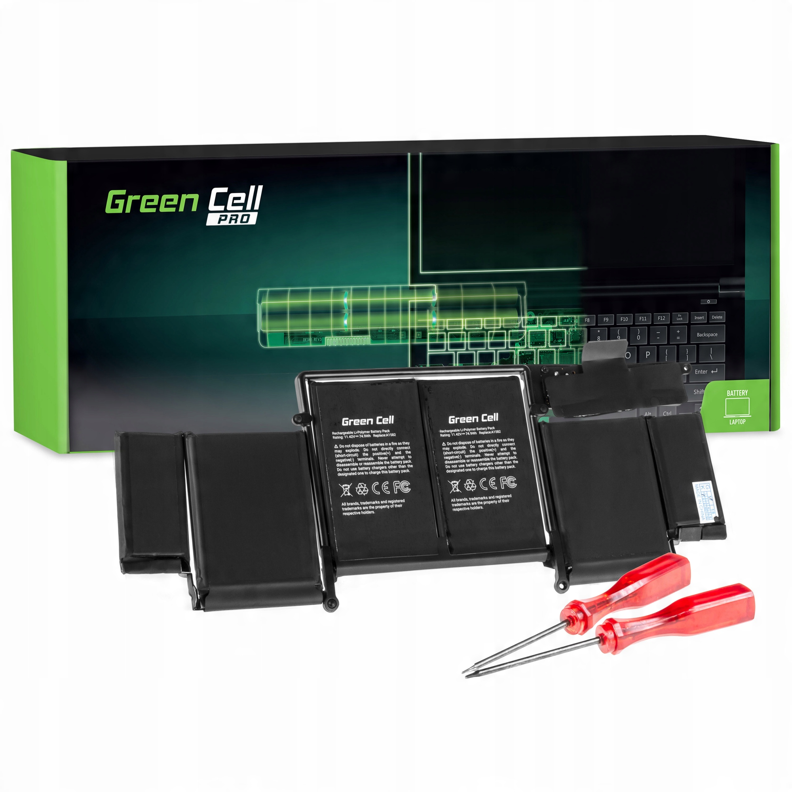 

Bateria A1582 do Apple MacBook Pro 13 A1502 74.9Wh