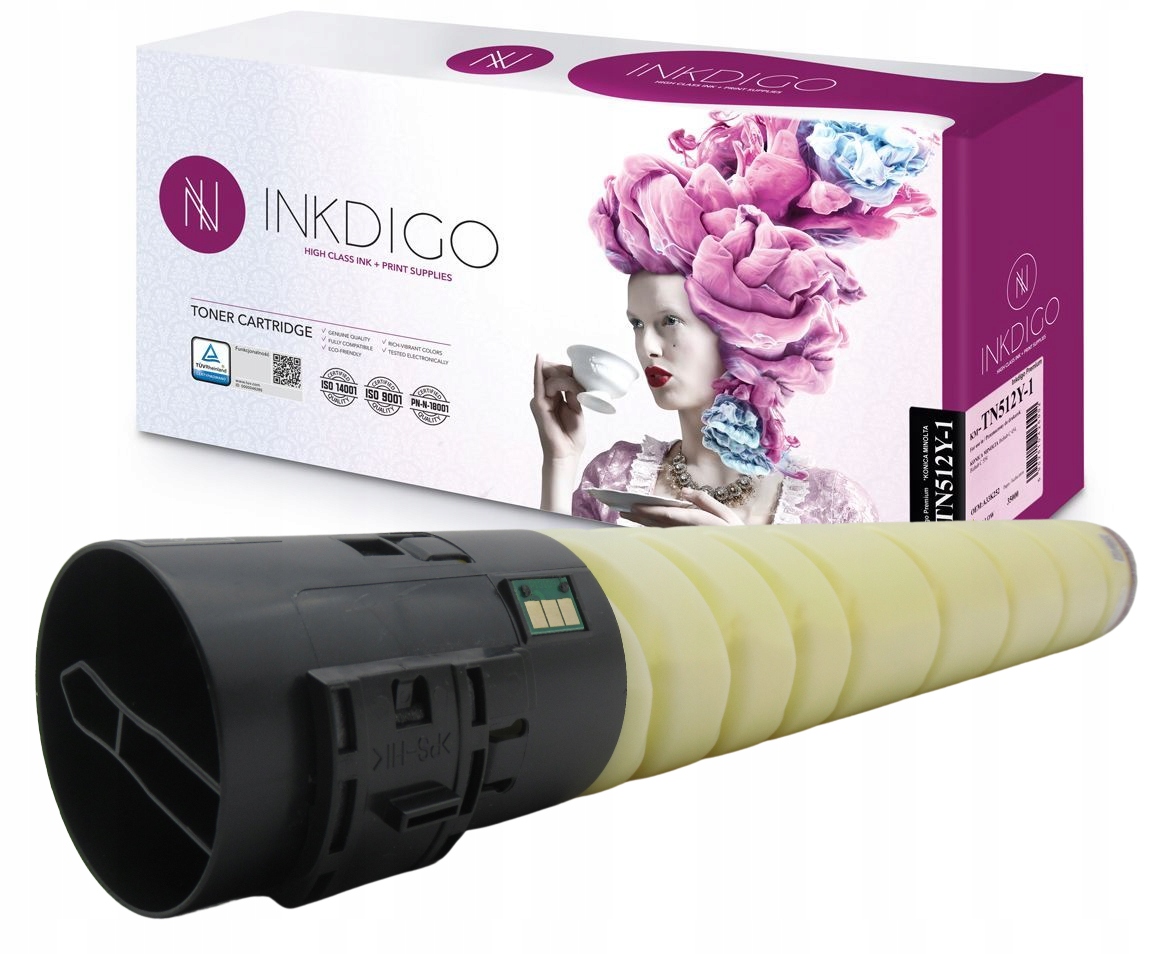 Toner žlutý pro Konica Minolta Bizhub C454 C554 Tn 512Y