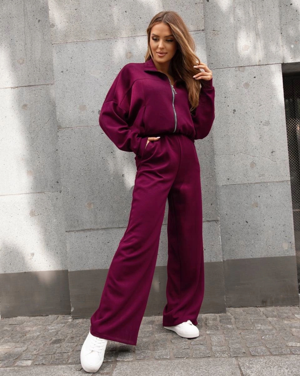 Komplet Mikina A Kalhoty 821109 Bordó L/XL