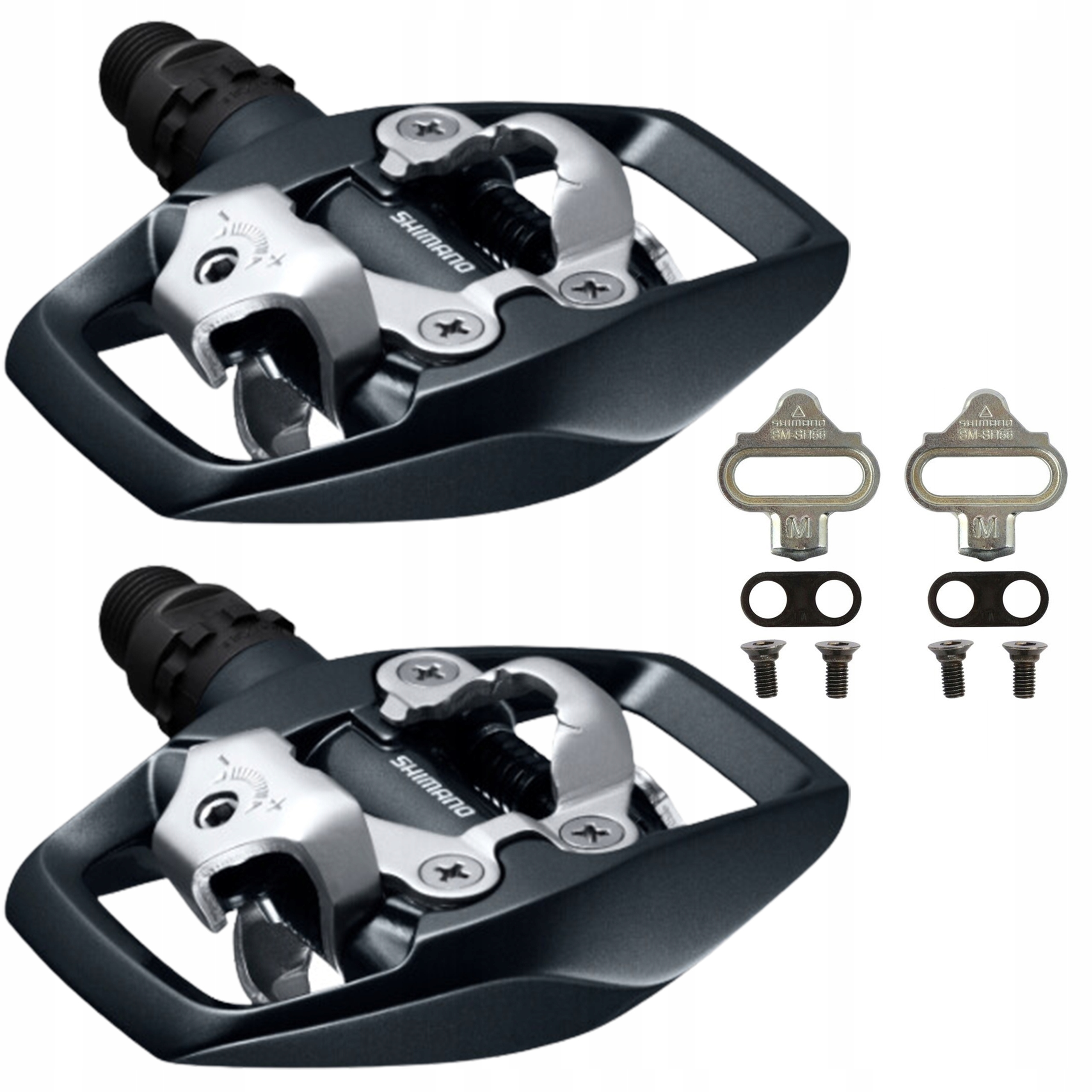 Oryginalne Rowerowe pedały zatrzaskowe Spd Shimano PD-ED500 E-bike+ Bloki