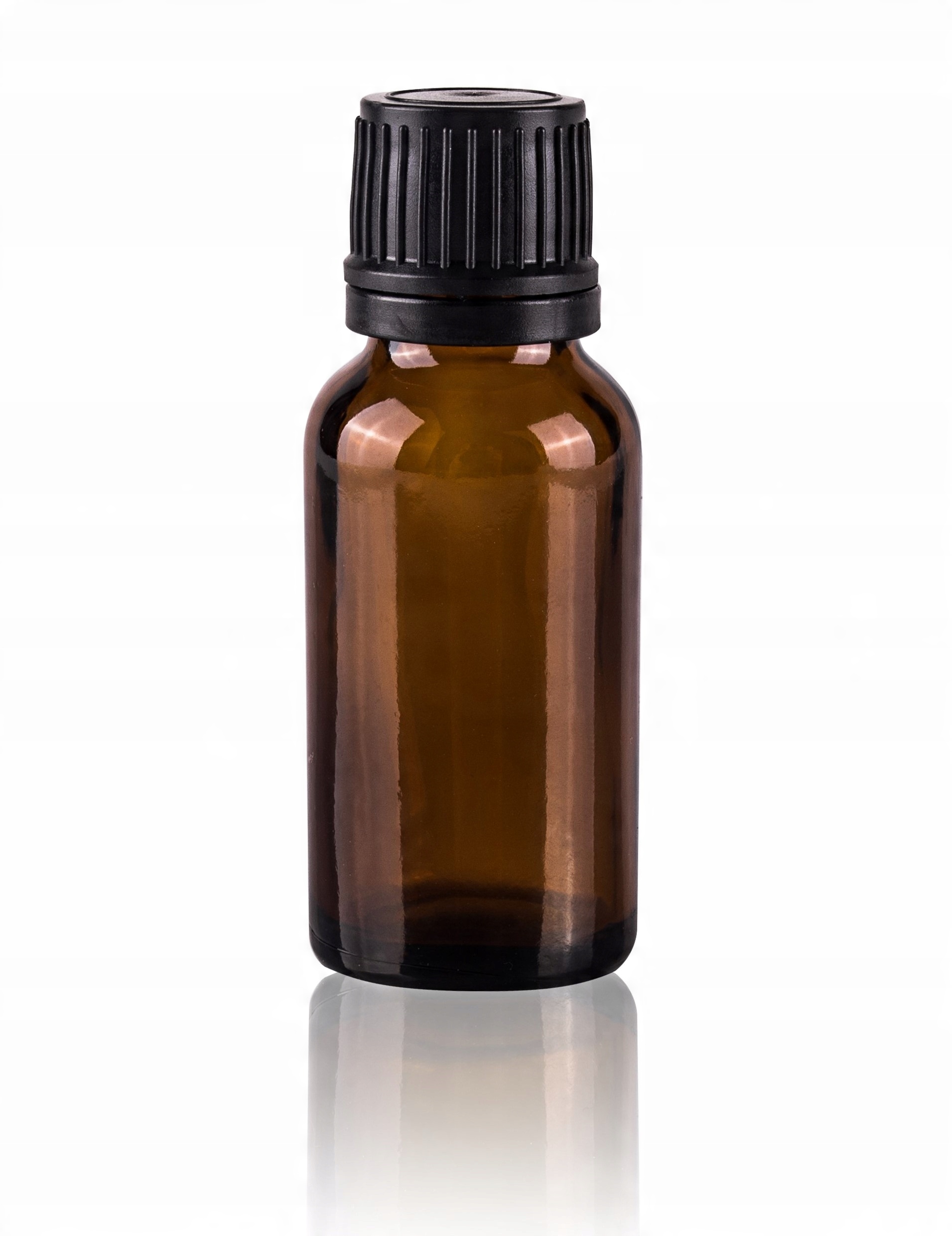 

Butelka szklana 15ml brązowa z nakrętką czarną x5