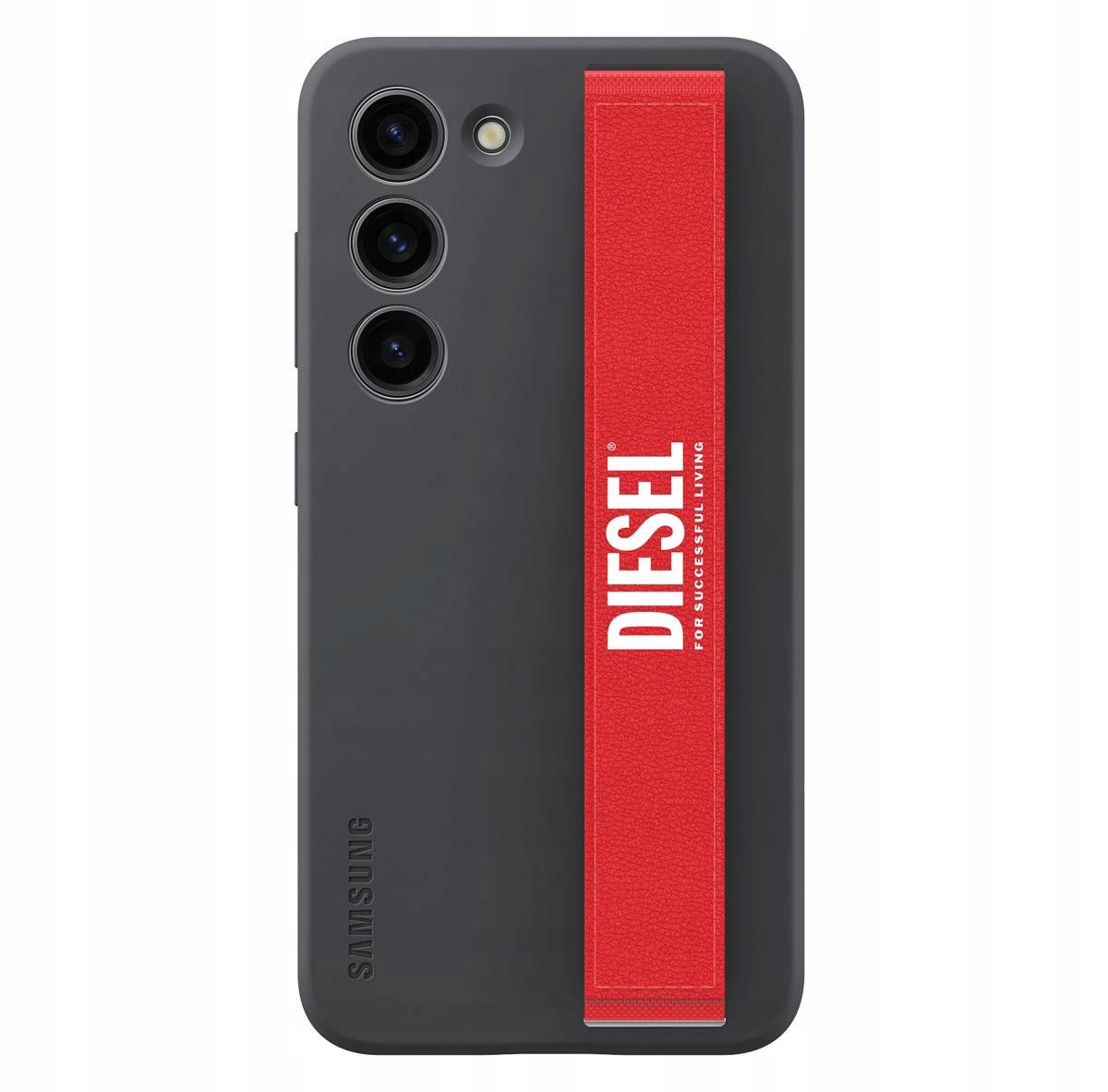 Pasek Diesel Strap do etui Grip Case do Galaxy S23/S23+/S23 Ultra Czerwony