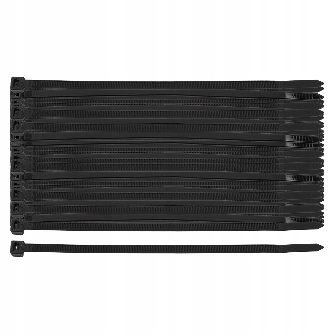 Opaski zaciskowe Extreme 4.8 × 150 mm, czarne, 100 szt. Neo 01-631