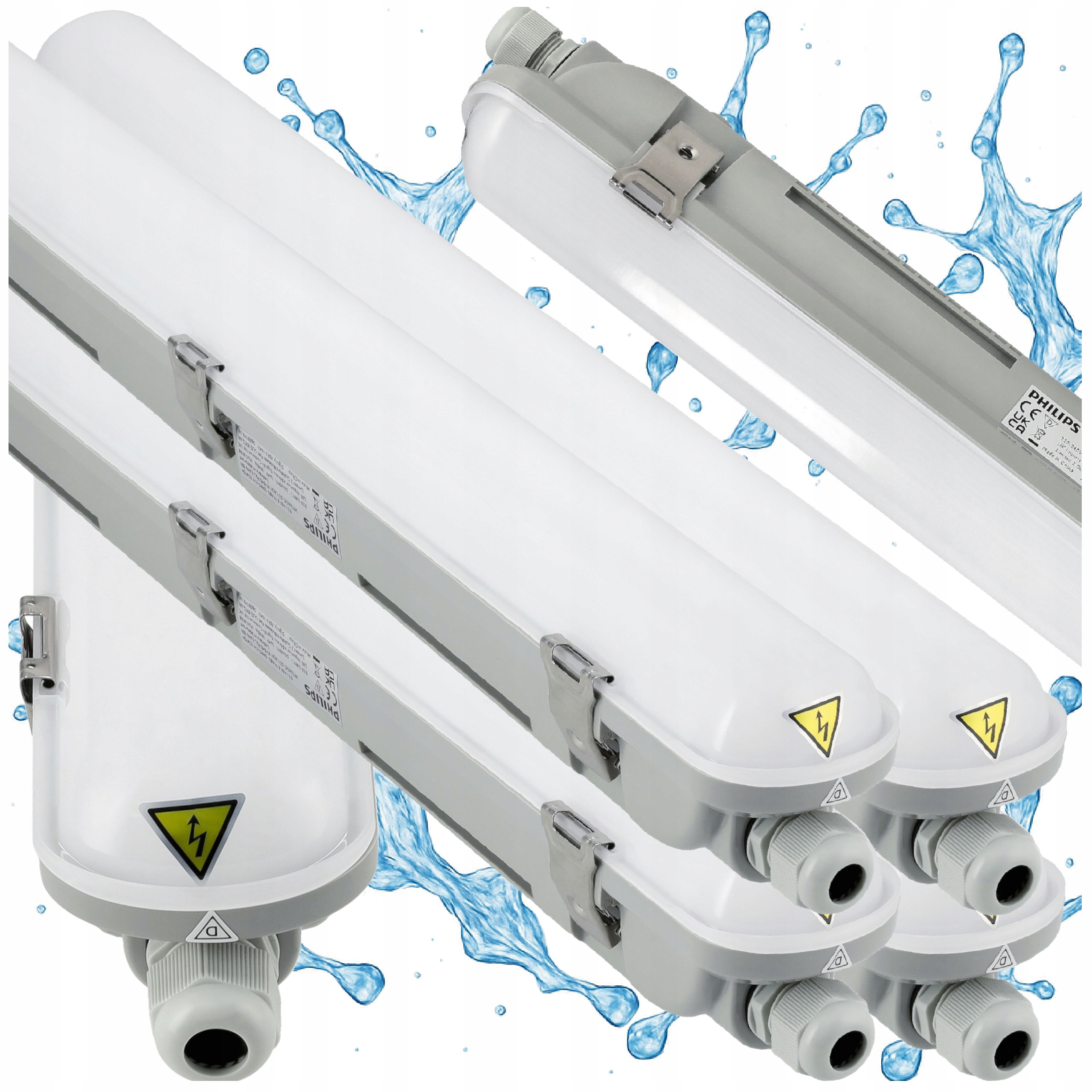 Led lampa vodotesná Philips 16W 1800lm 4000K 60cm pre garáž IP65 4x